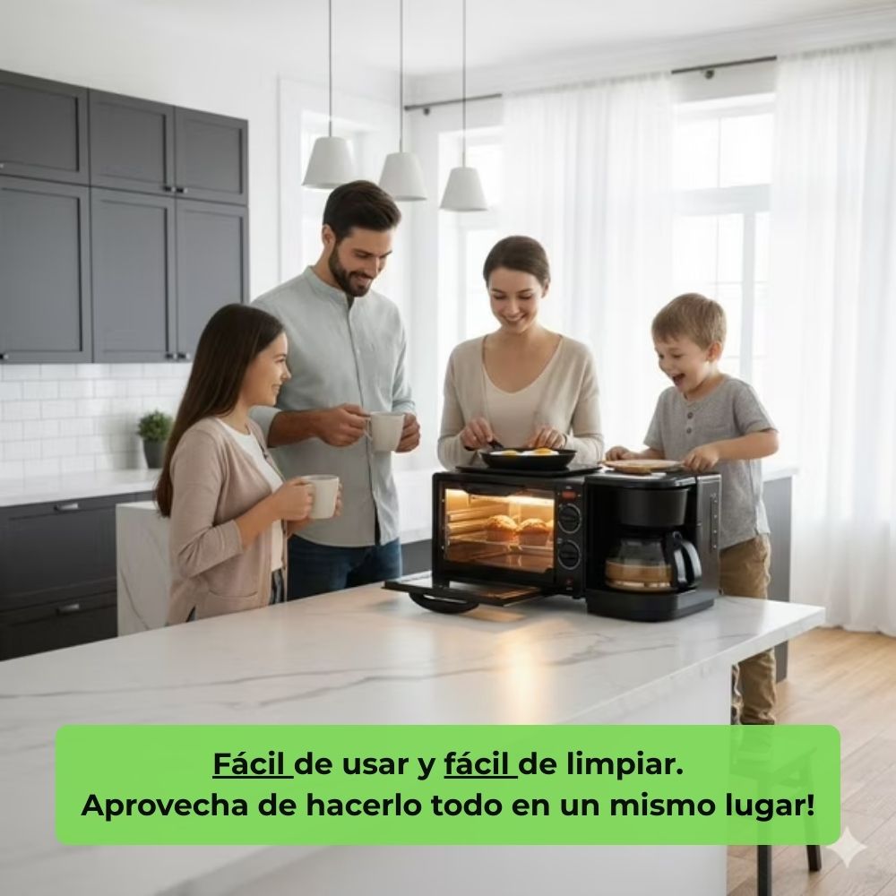 Horno Eléctrico 3 En 1